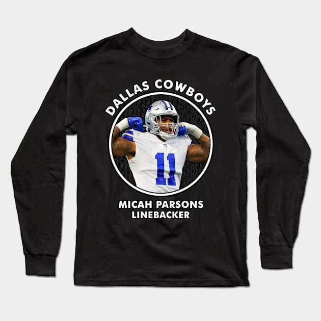 MICAH PARSONS - LB - DALLAS COWBOYS Long Sleeve T-Shirt by Mudahan Muncul 2022